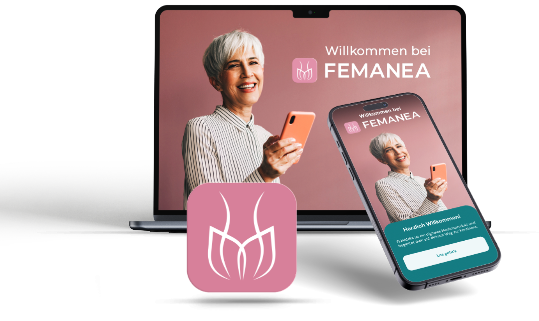 Femanea App auf verschiedenen Geräten